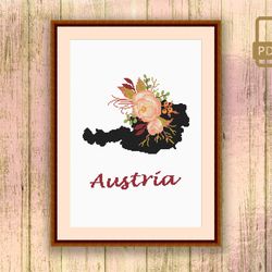 Austria Cross Stitch Pattern