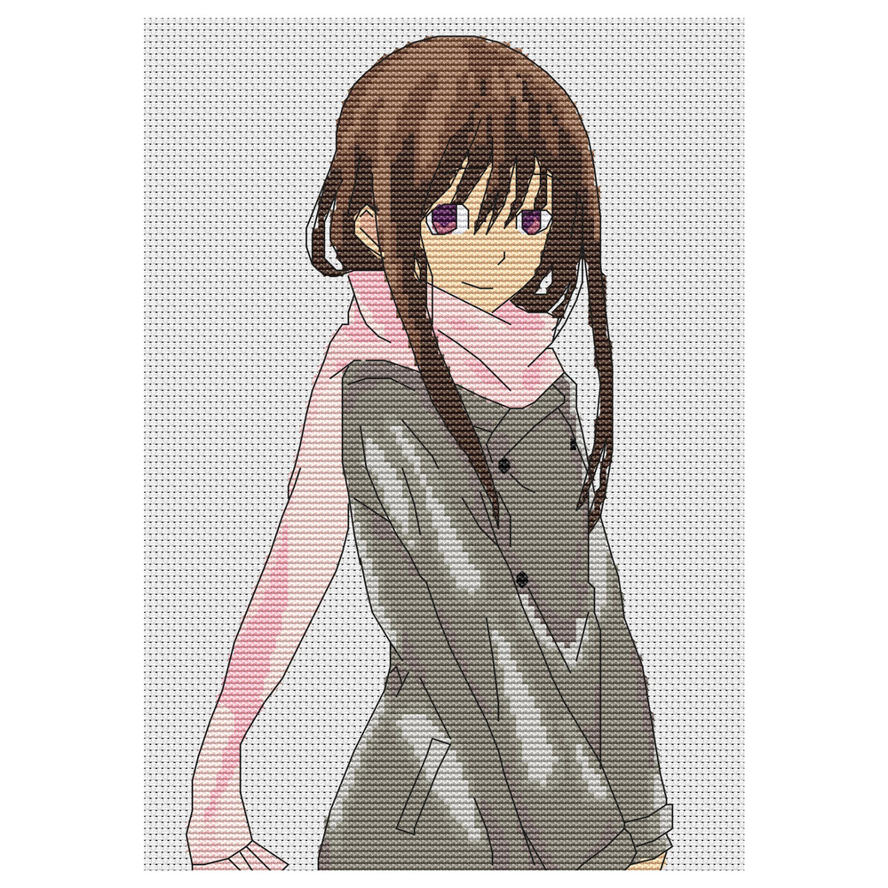anime cross stitch pattern noragami hiyori