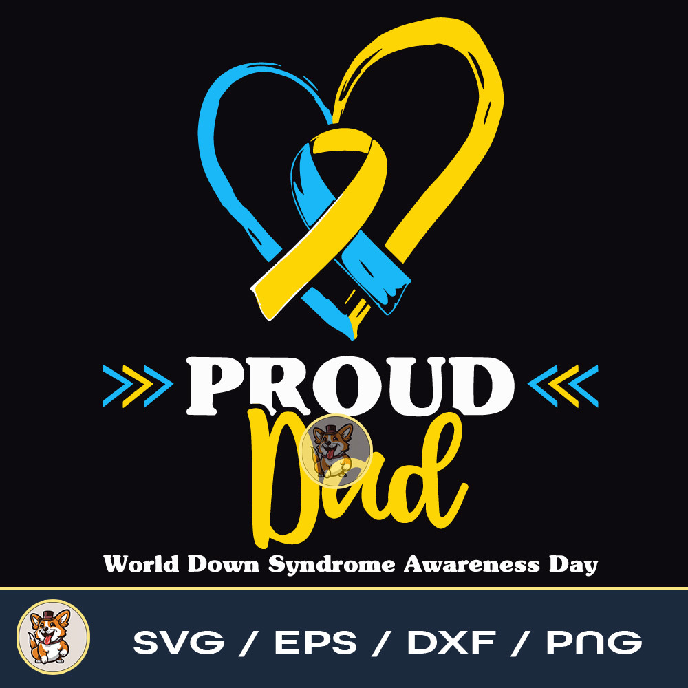 Proud Down Syndrome Dad Awareness Shirts, T21 Daddy 2.jpg
