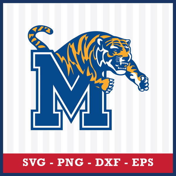 Memphis Tigers Svg, Memphis Tigers Logo Svg, NCAA Svg, Sport