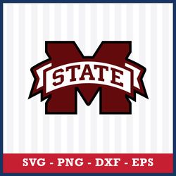 mississippi state bulldogs svg, mississippi state bulldogs logo svg, ncaa svg, sport svg, png dxf eps file