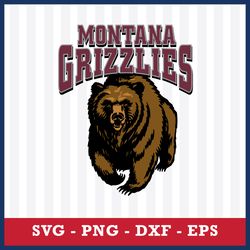 montana grizzlies svg, montana grizzlies logo svg, ncaa svg, sport svg, png dxf eps file