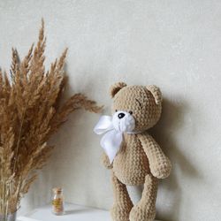 Crochet little Teddy Bear amigurumi stuffed animals