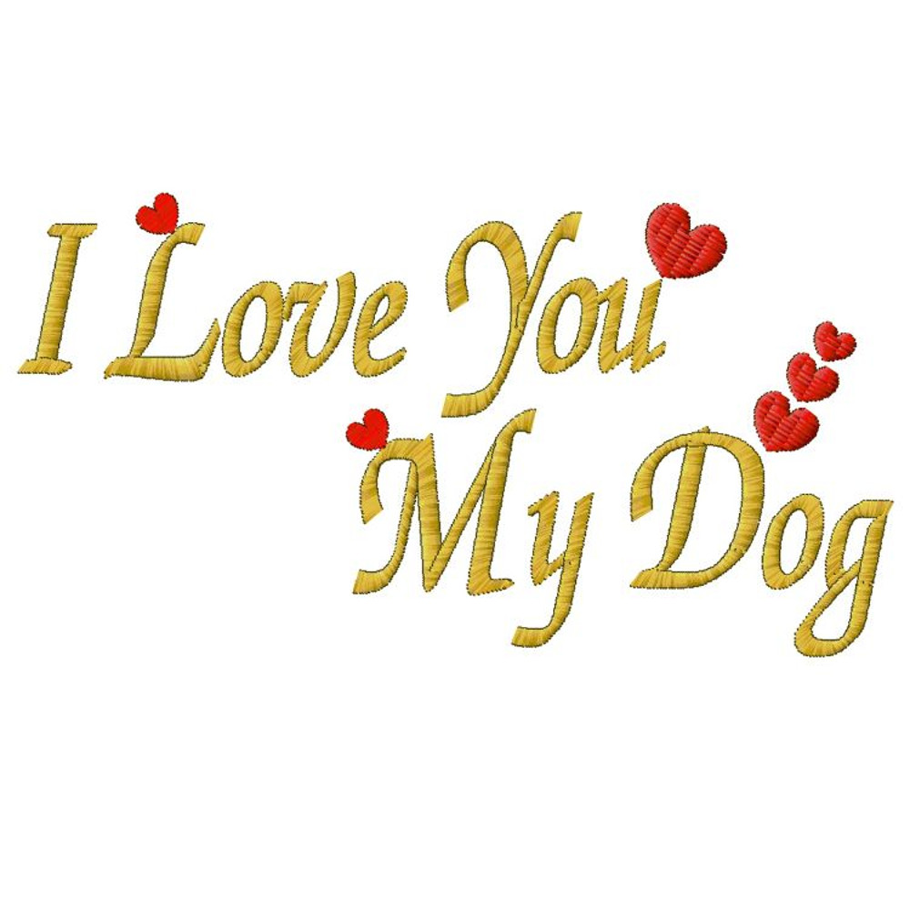 I love my dog. Embroidery design 2.jpg