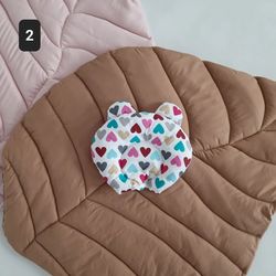 2 pack newborn pillow with ears, baby cushion, newborn baby infant pillow, anti roll prevent flat head support neck