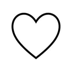 heart outline svg png. digital download