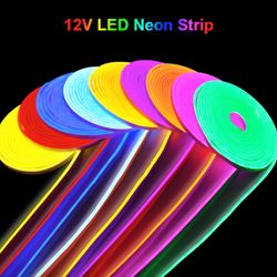Led Neon Flex 12V Light 5m For Home Bedroom light Design