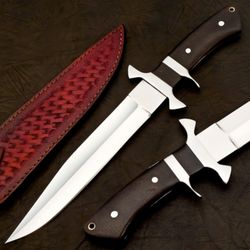 Stainless steel Knife, Hunting knife with sheath, fixed blade Camping knife, Bowie knife, Handmade Knives, Gifts For Men