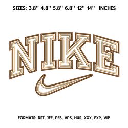 Nike Double Outline Embroidery design file pes.  Anime embroidery design. Machine embroidery pattern, Nike Logo