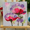 abstract poppy painting