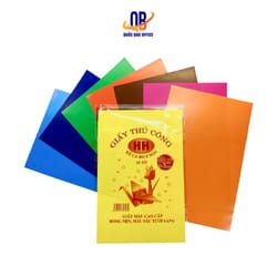 high-grade handmade paper, with hong ha brand attached - with glossy lined