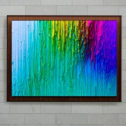 Abstraction Art- Rainbow colors