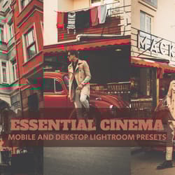 essential cinema lightroom presets dekstop mobile