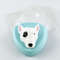 Bull Terrier soap and plastic mold