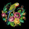 220610 Parrot in roses.jpg