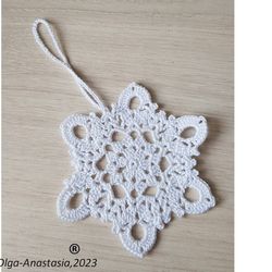 Snowflake  24 Christmas crochet pattern , crochet Snowflake pattern , crochet pattern , Irish Crochet , Motif crochet ,