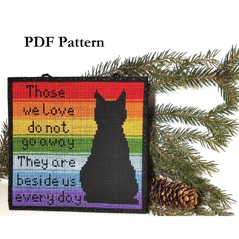 Cat Memorial. Cat Loss Gift. Pet Loss Gift. Cat Sympathy Sign. Cat Remembrance Ornament. Always in My Heart. Rainbow Bridge Cat. Pet Memorial Gift.jpg