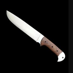 15" custom handmade d2 steel hunting knife, survival d2 steel knife,
