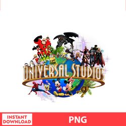 Universal Studios Pictures Florida Png, Spotlight Universal Studios Florida Svg, Universal Studios Png digital file