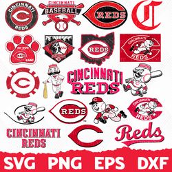 Cincinnati Reds Logo SVG, Cincinnati Reds, Cricut Cincinnati Reds, Cincinnati Reds Logo, MLB Team Logo, MLB Team SVG