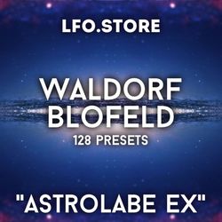 waldorf blofeld "astrolabeex" sound bank 128 new patches