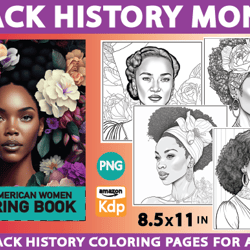 Black History Month African American Coloring Pages For Teens & Adults