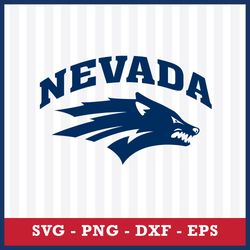 Nevada Wolf Pack Svg, Nevada Wolf Pack Logo Svg, NCAA Svg, Sport Svg, Png Dxf Eps File