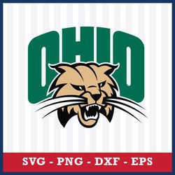 ohio bobcats svg, ohio bobcats logo svg, ncaa svg, sport svg, png dxf eps file