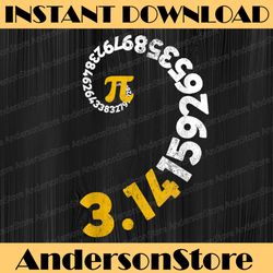 happy pi day vintage spiral pi math graphic for pi day pi day, funny pi day, math 14th png sublimation