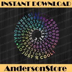 just be cool - it's irrational - pi day, funny pi day, math 14th png sublimation
