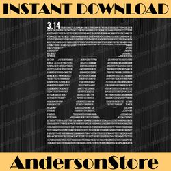 10000 digits pi sign - math mathematics - pi day pi day, funny pi day, math 14th png sublimation