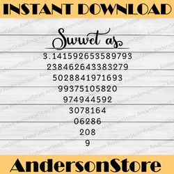 funny pi day teacher sweet as pi slice of pie funny pi day, math 14th png sublimation