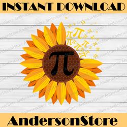 pi day sunflower pi number symbol math themed science pi day, funny pi day, math 14th png sublimation