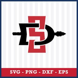 San Diego State Aztecs Svg, San Diego State Aztecs Logo Svg, NCAA Svg, Sport Svg, Png Dxf Eps File