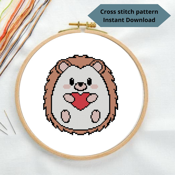hedgehog cross stitch pattern PDF.png