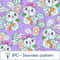 Easter Bunny Seamless Pattern