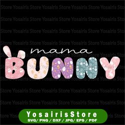 mama bunny png design, mama bunny easter design, sublimation easter design, cute bunny easter png file, instant download