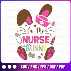 cute bunnies easter svg, i'm the nurse svg,nurse life rn svg, nurse stethoscope svg, nurses easter svg,