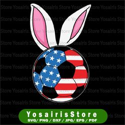 flag bunny ball svg png, happy easter day sublimation, bunny ears png