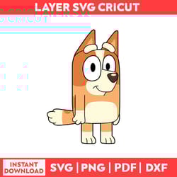 bingo bluey heroes fleece svg, bluey birthday svg, bluey characters svg, png, pdf, dxf digital file