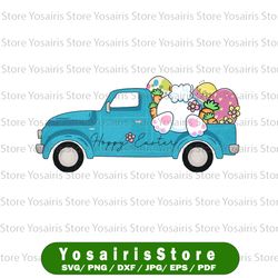 easter bunny truck png sublimation design, easter sublimation png, bunny truck png,easter day png, happy easter png