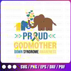 proud godmother down syndrome awareness svg, blue yellow ribbon svg, down syndrome awareness svg, the lucky few svg, png