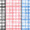Checkered seamless patterns. Watercolor set  Banner 01.jpg