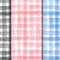 Checkered seamless patterns. Watercolor set  Banner 01.jpg