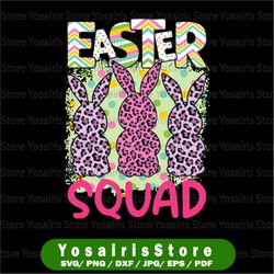 "easter squad png, easter png, easter bunny png, bunny ears png, easter crew, family easter png sublimation