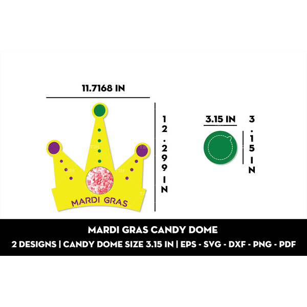 Mardi Gras candy dome cover 3.jpg