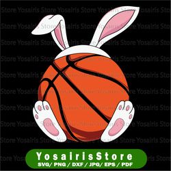bunny volleyball svg png, bunny ears volleyball png, sublimation, volleyball easter egg