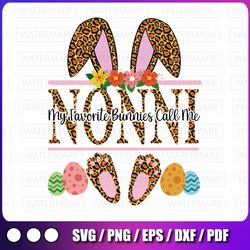 my favorite bunnies call me nonni png, happy easter day png, easter nonni png, mama bunny png