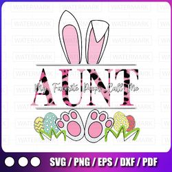 my favorite peep calls me aunt svg, auntie cute bunny leopard svg, aunt easter day svg, aunt bunny svg
