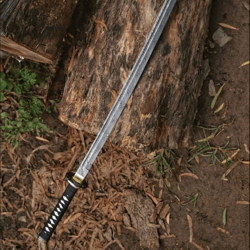 Ninja Sword Hand-made Damascus Swords, Battle Ready Ninja swords,